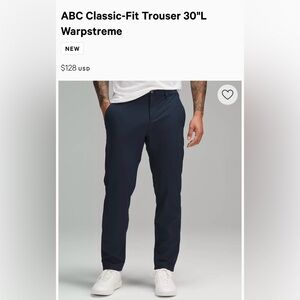 LULULEMON ABC Pants Men 30